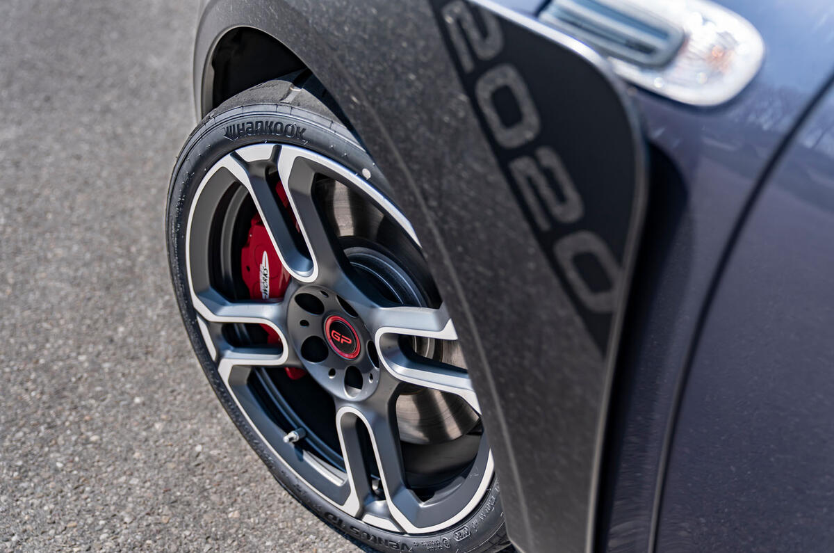 Mini JCW GP 2020 road test review - alloy wheels Mini JCW GP 2020 road test review - alloy wheels