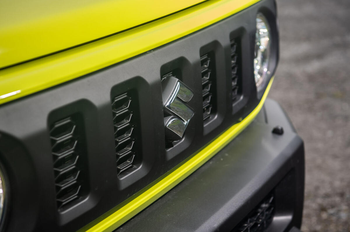 Suzuki Jimny 2018 : essai routier - calandre