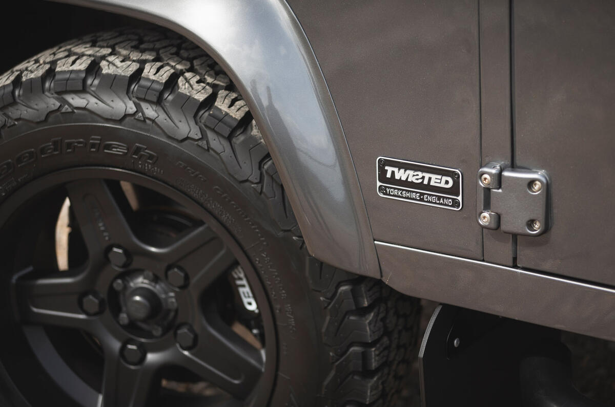 5 Twisted Defender EV 2022 UK first drive review side decals