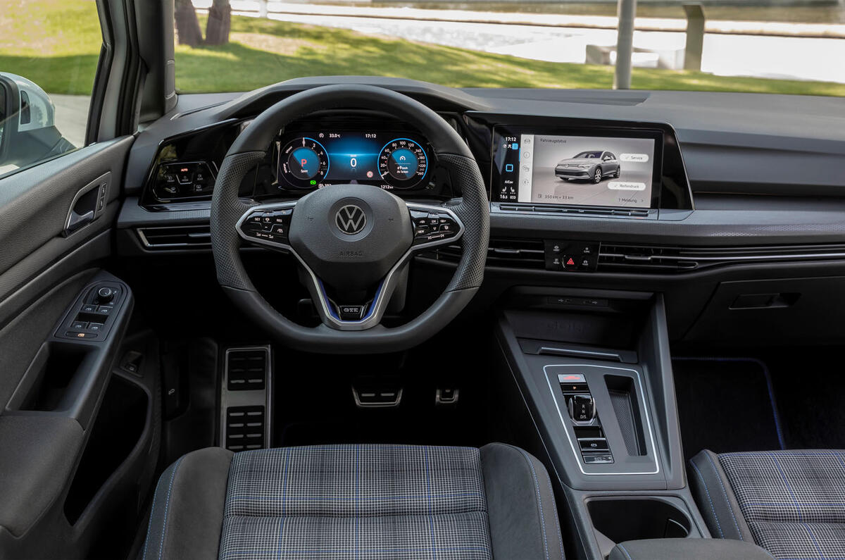 Volkswagen Golf GTE 2020 road test review - dashboard Volkswagen Golf GTE 2020 road test review - dashboard
