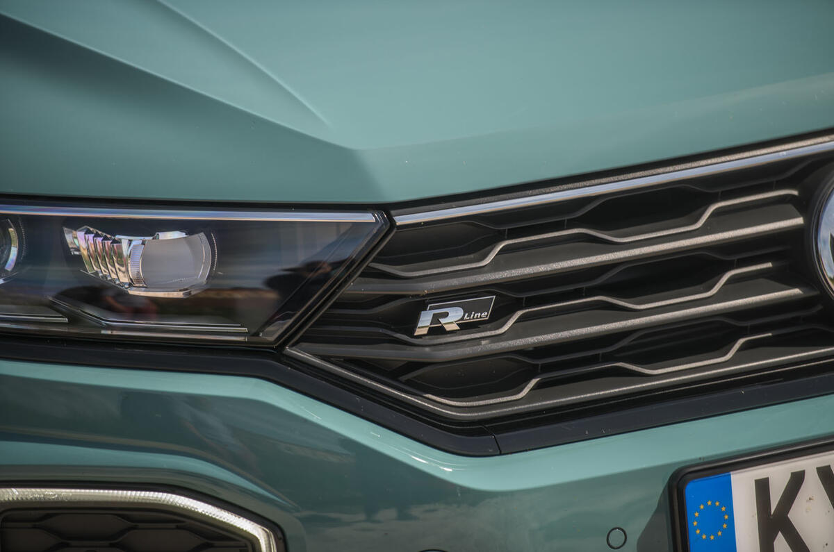 Volkswagen T-Roc Cabriolet 2020 road test review - R line badge