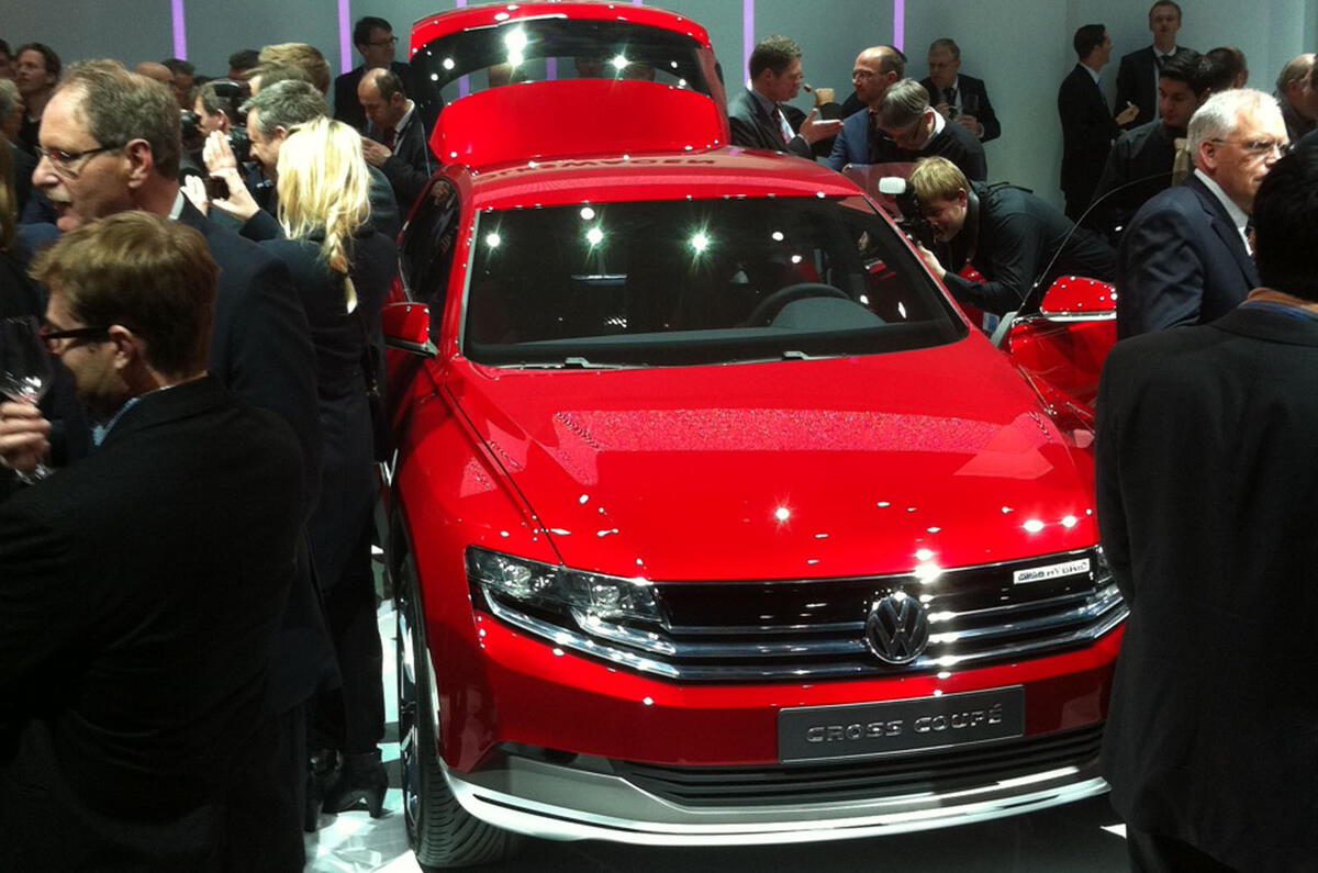no title Geneva 2012: VW Cross Coupe concept