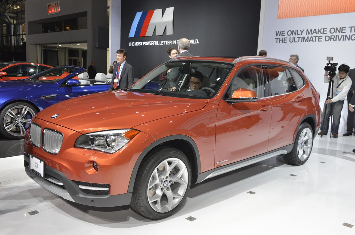 no title New York show: BMW X1 facelift