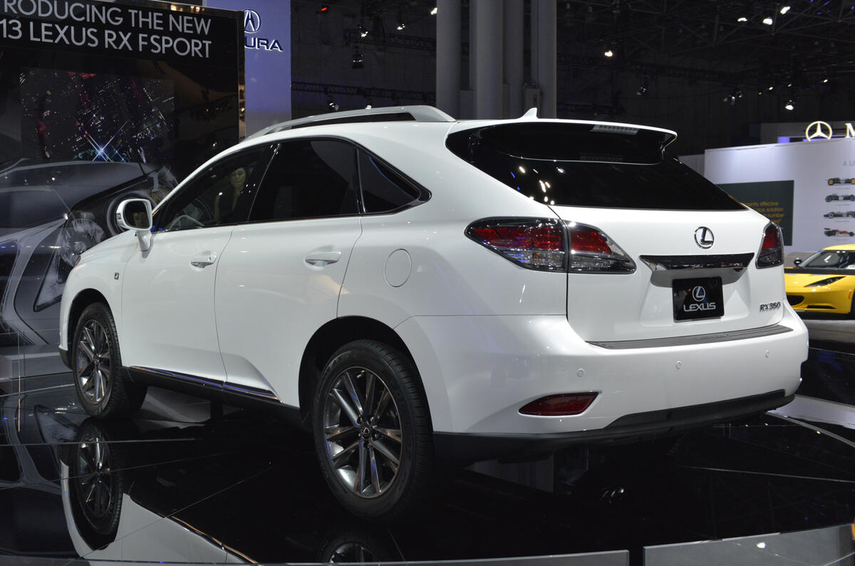 New York show: Lexus RX 350 F Sport