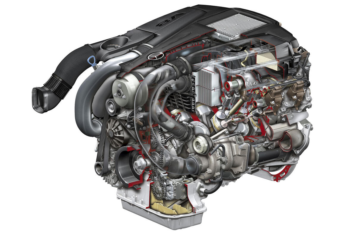 no title Merc's new V6 and V8 engines