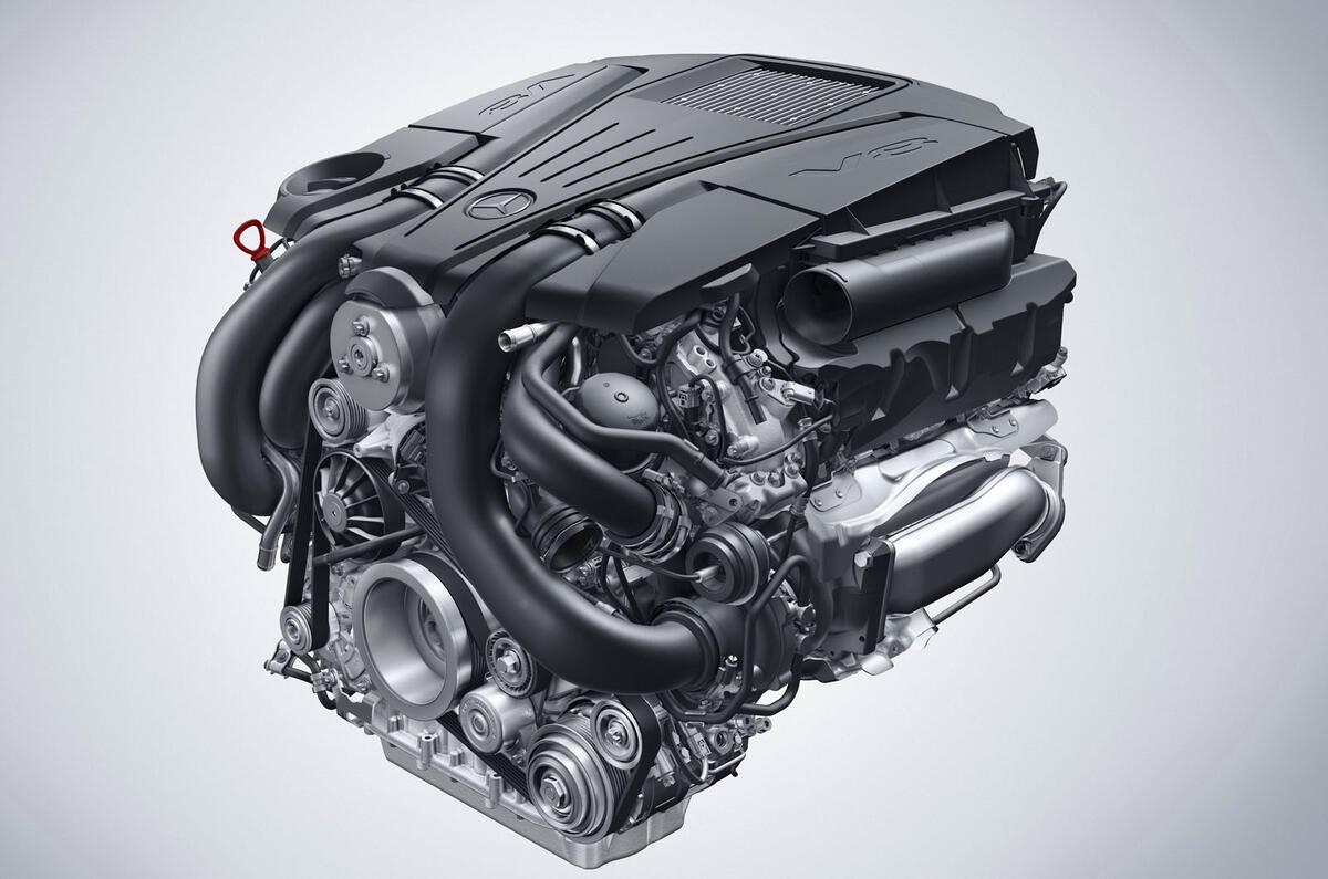 no title Merc's new V6 and V8 engines