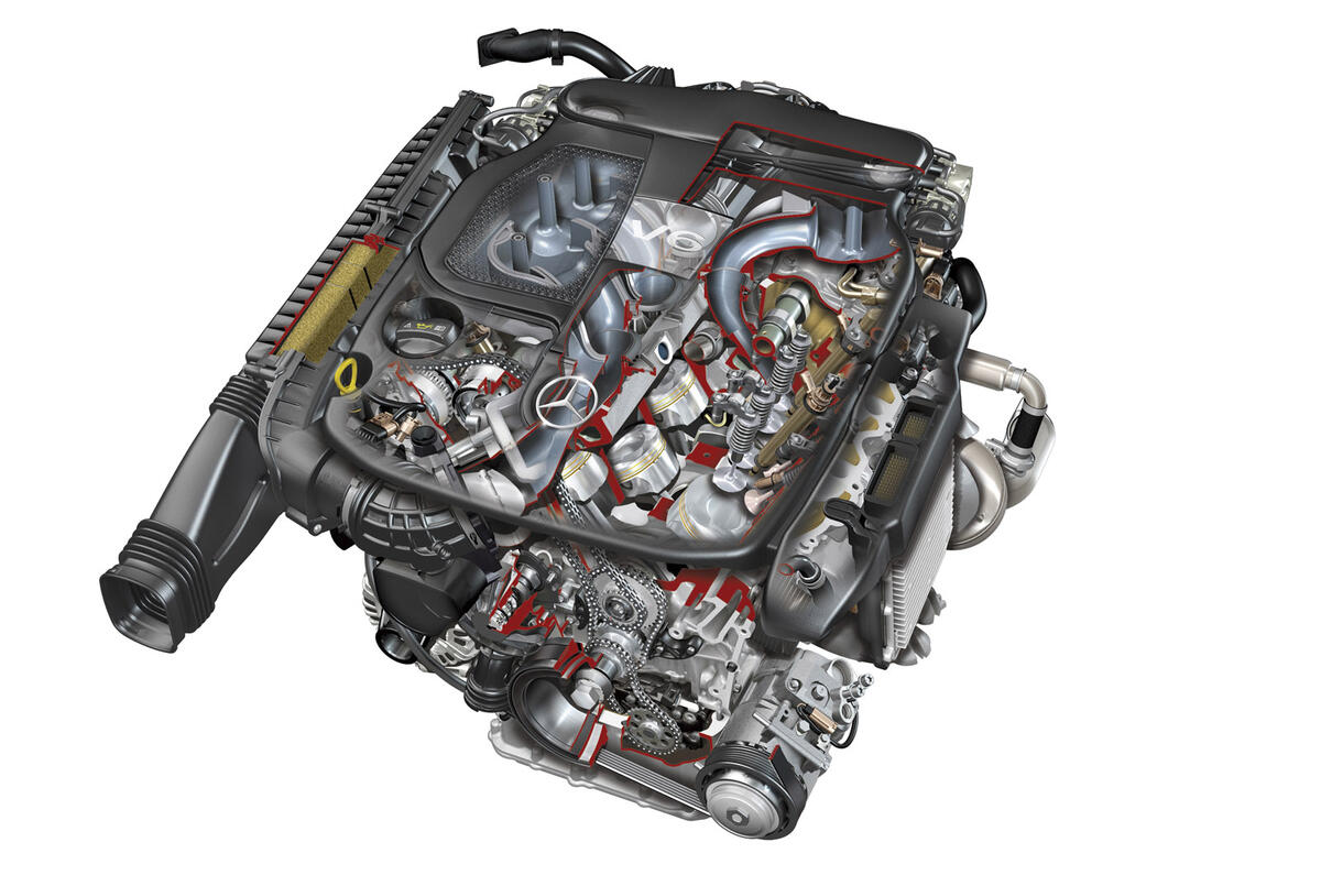 no title Merc's new V6 and V8 engines