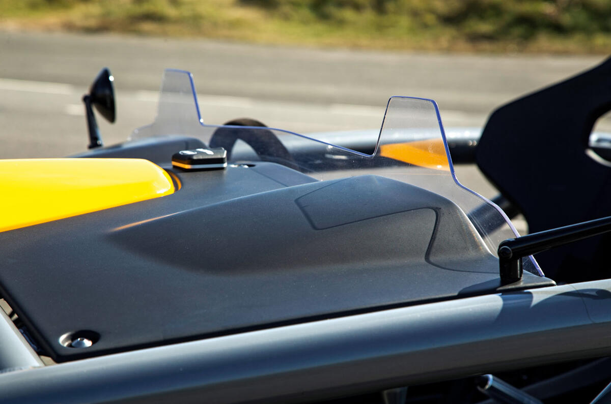 Ariel Atom 4 2019 road test review - wind deflector