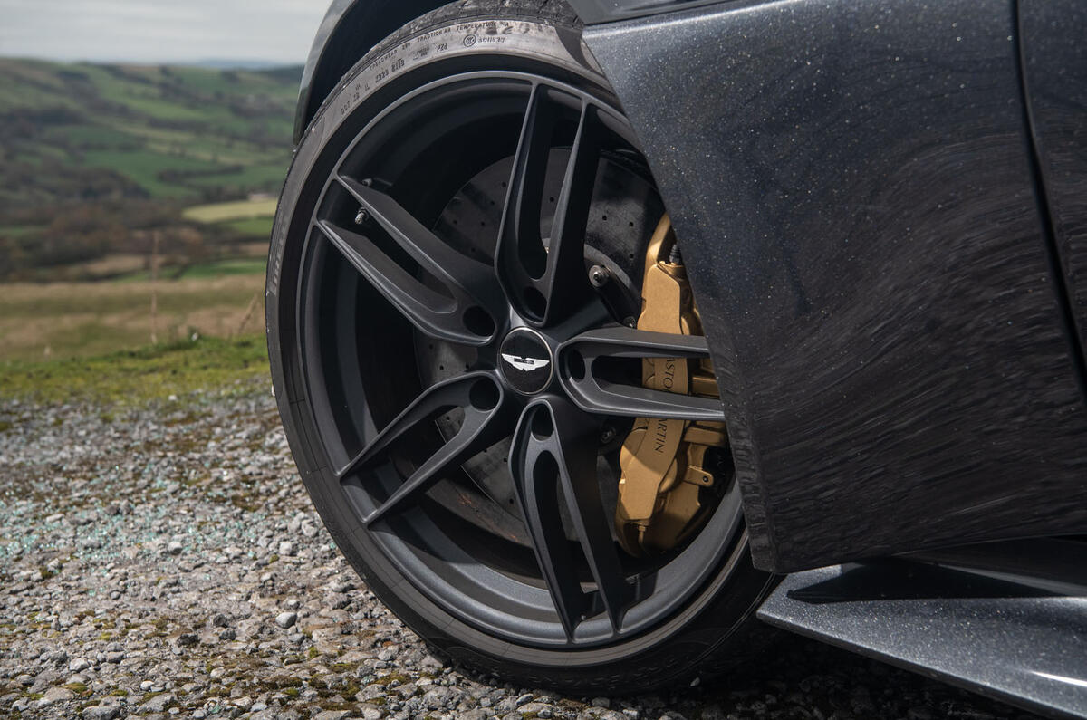 Aston Martin DBS Superleggera 2018 road test review - alloy wheels