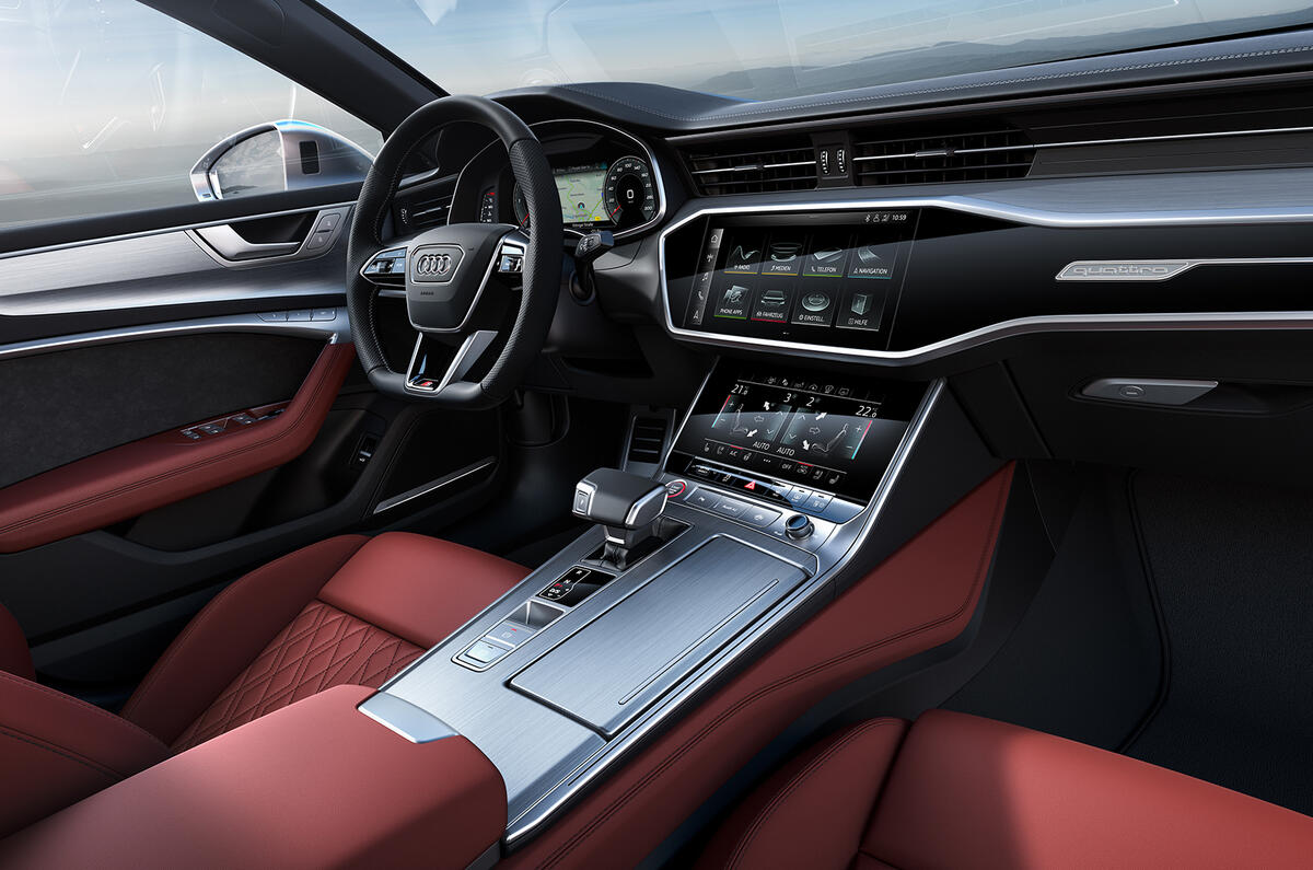 Audi S7 Sportback TDI 2020 road test review - dashboard Audi S7 Sportback TDI 2020 road test review - dashboard