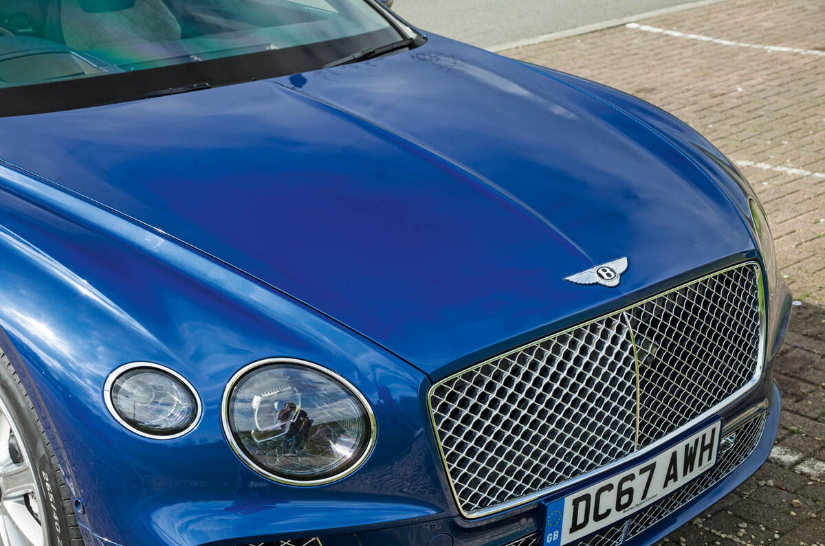 Bentley Continental GT 2018 Autocar road test review front end