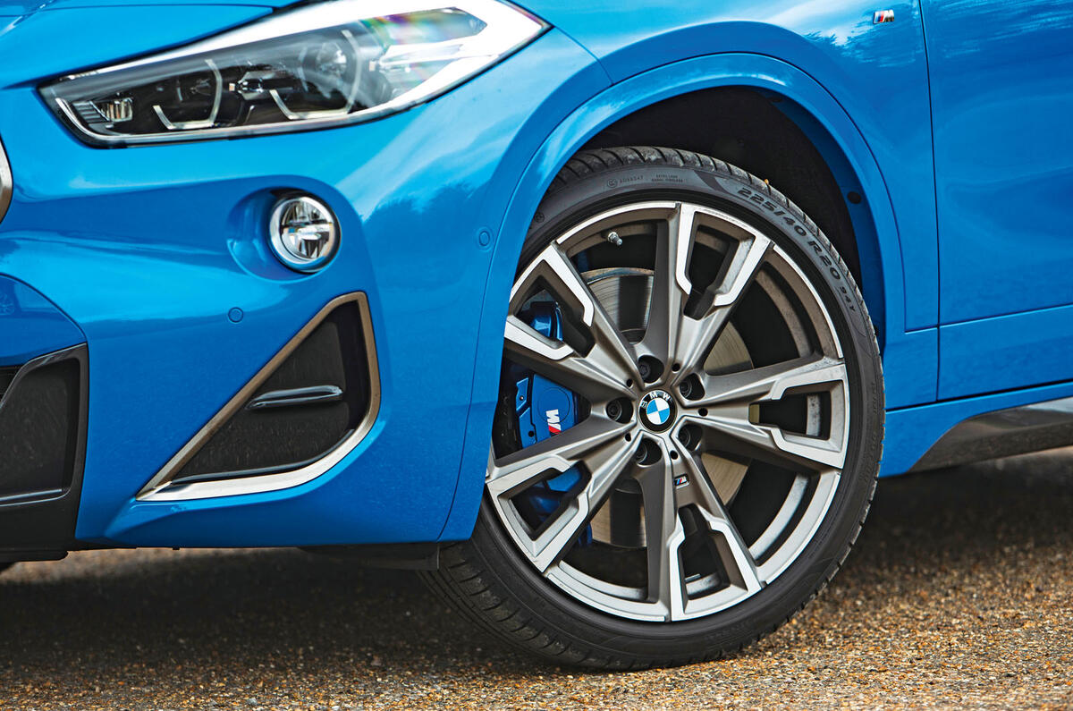 BMW X2 M35i 2019 road test review - alloy wheels