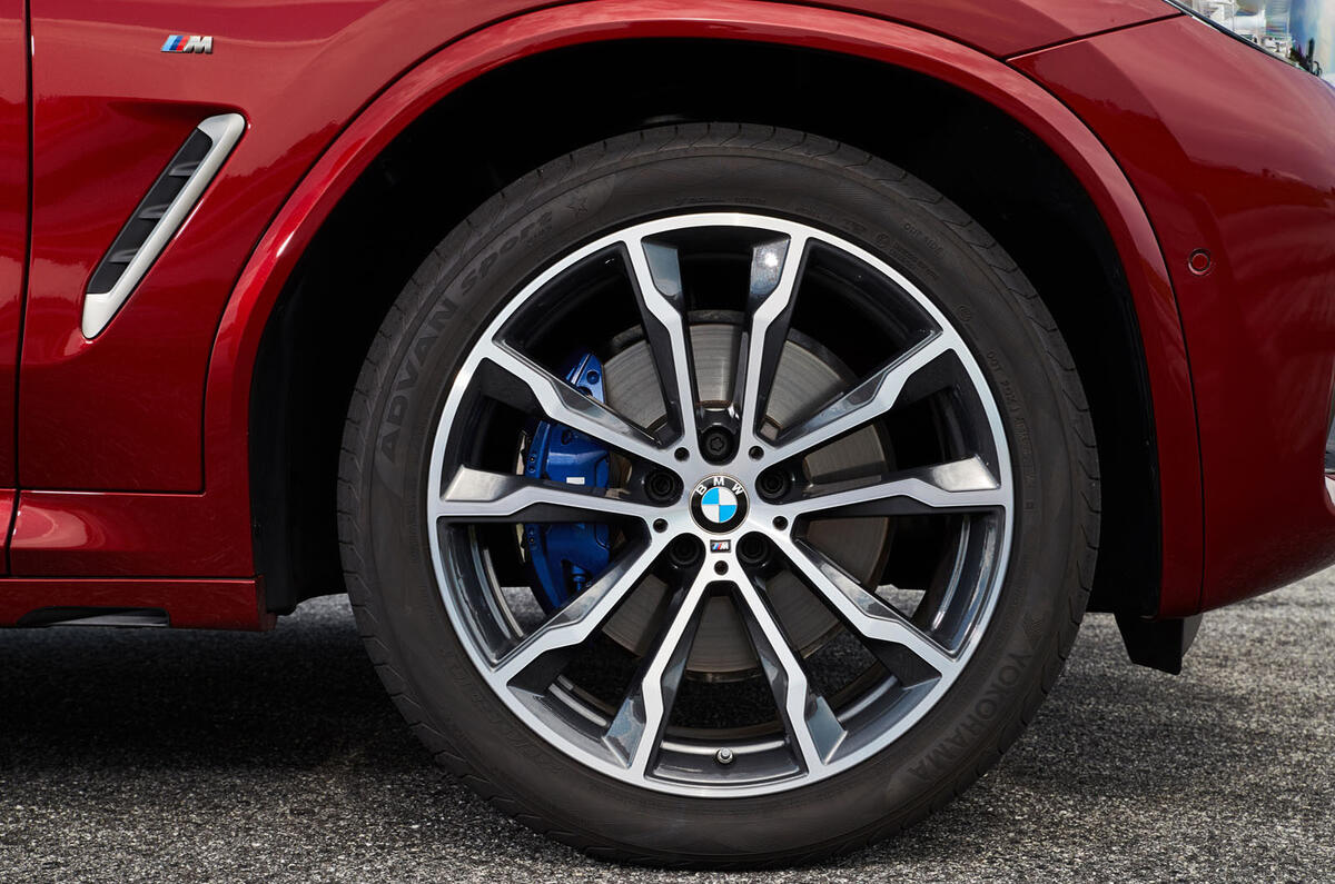 BMW X4 2018 road test review alloy wheels