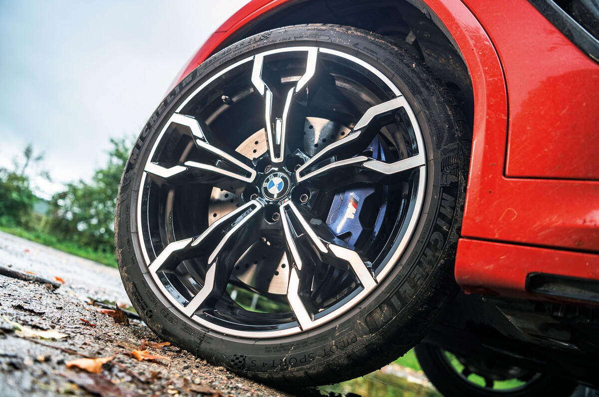 BMW X4 M Competition 2019 road test review - alloy wheels