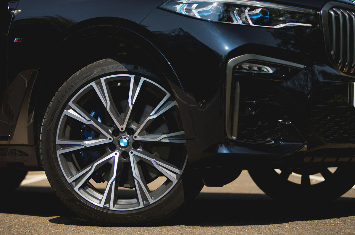 BMW X7 2020 road test review - alloy wheels