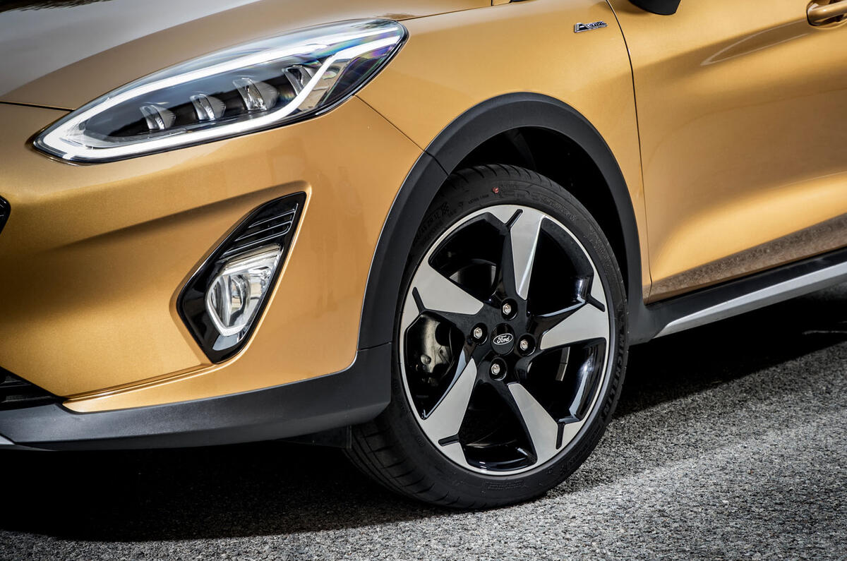 Ford Fiesta Active 2018 road test review alloy wheels