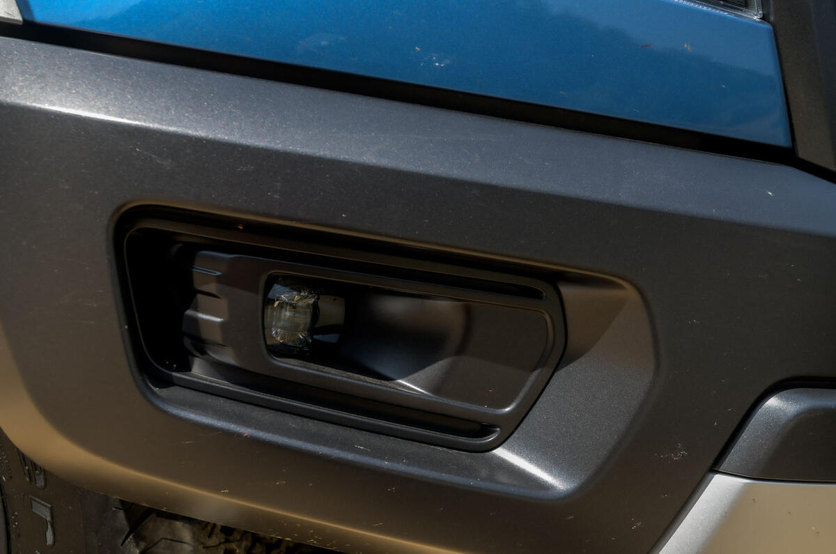 Ford Ranger Raptor 2019 road test review - foglights