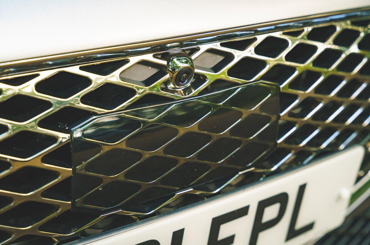 6 Genesis G70 2021 road test review ADAS grille