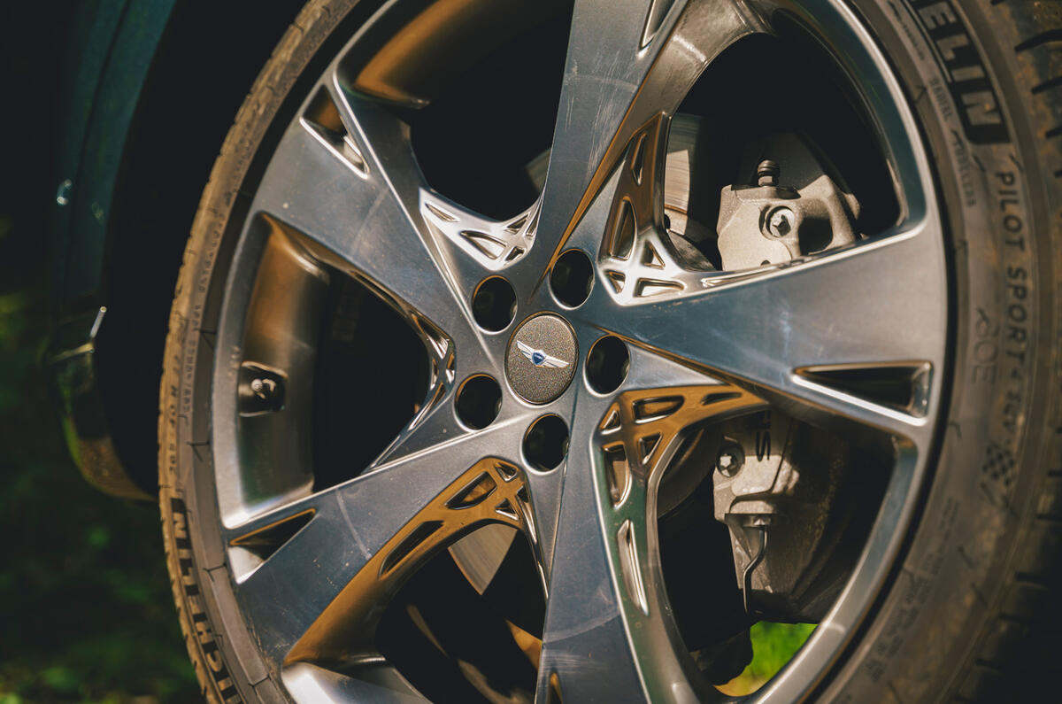 6 Genesis GV80 2021 road test review alloy wheels 6 Genesis GV80 2021 road test review alloy wheels