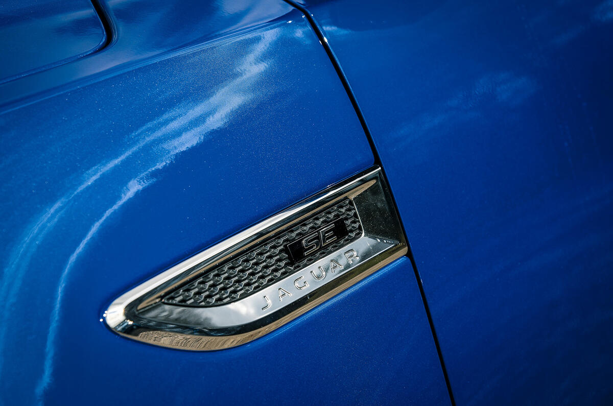 Jaguar E-Pace review body vents