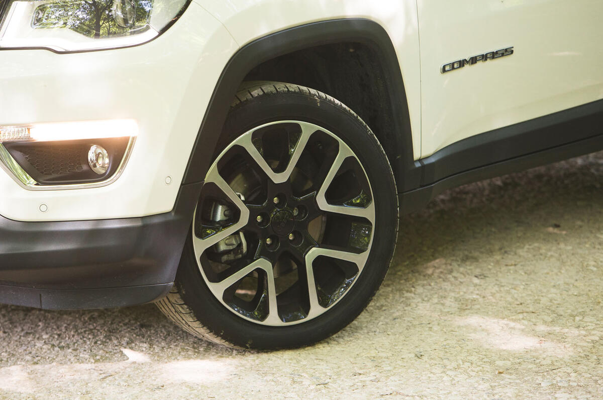 Jeep Compass 2018 road test review - alloy wheels