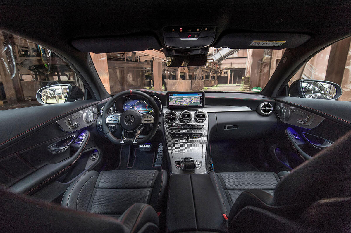Mercedes-AMG C43 Coupe 2018 road test review cabin