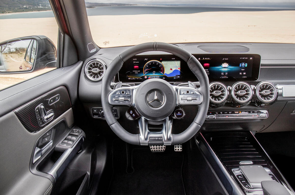 Mercedes-AMG GLB 35 2020 road test review - dashboard