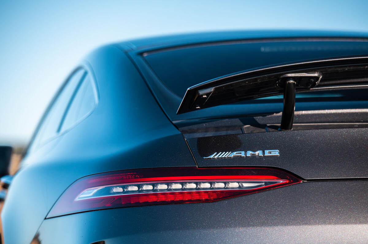 Mercedes-AMG GT four-door Coupé 2019 road test review - rear lights
