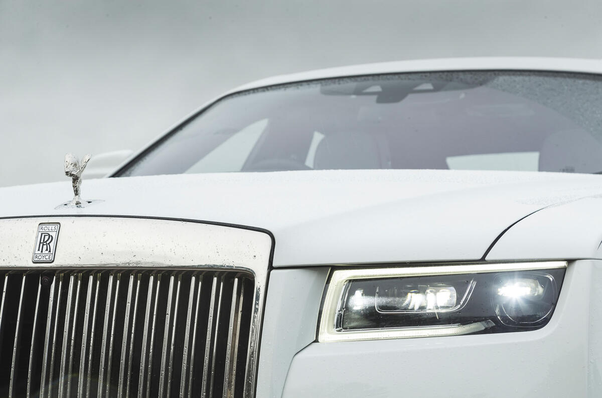 6 Rolls Royce Ghost 2021 road test review headlights