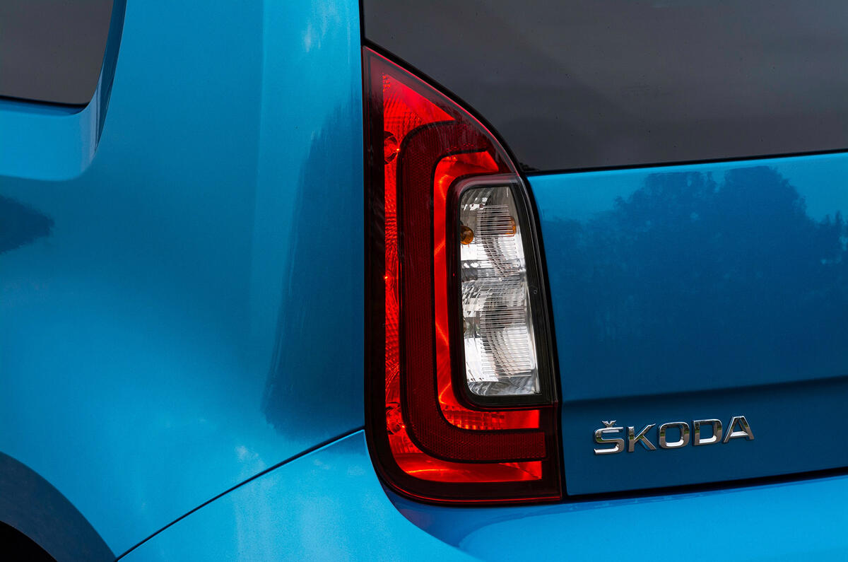 Skoda Citigo 2017 first drive review rear lights