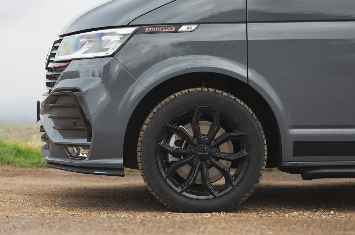 6 Volkswagen Transporter 2022 road test review alloy wheels