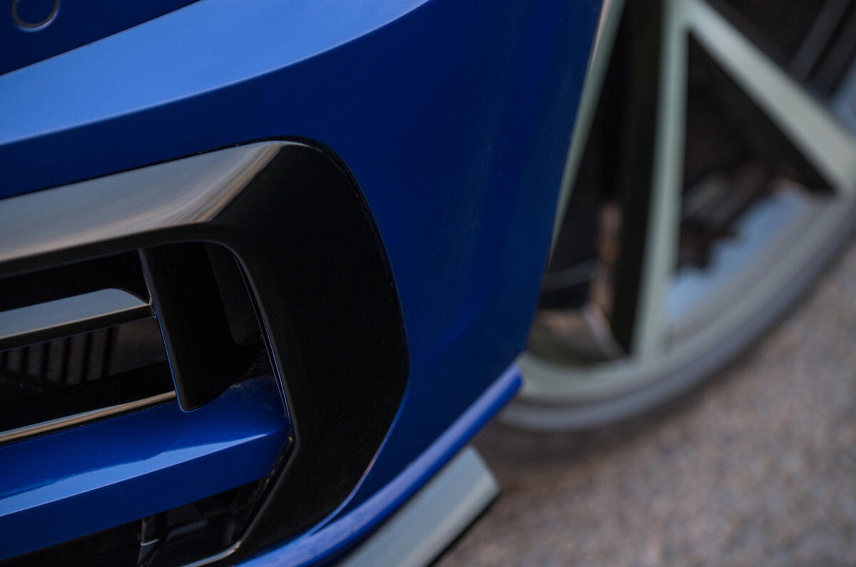 Volkswagen Golf R 2019 road test review - front bumper