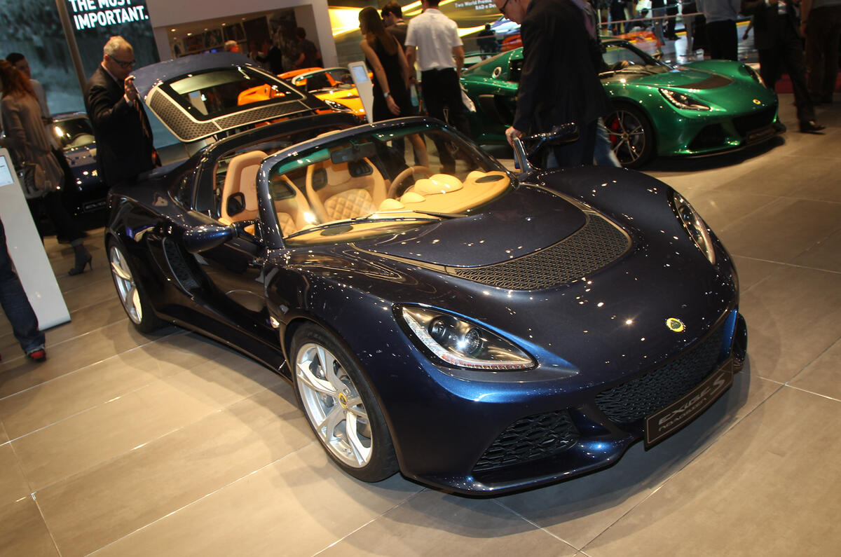 Geneva 2012: Lotus Exige S roadster