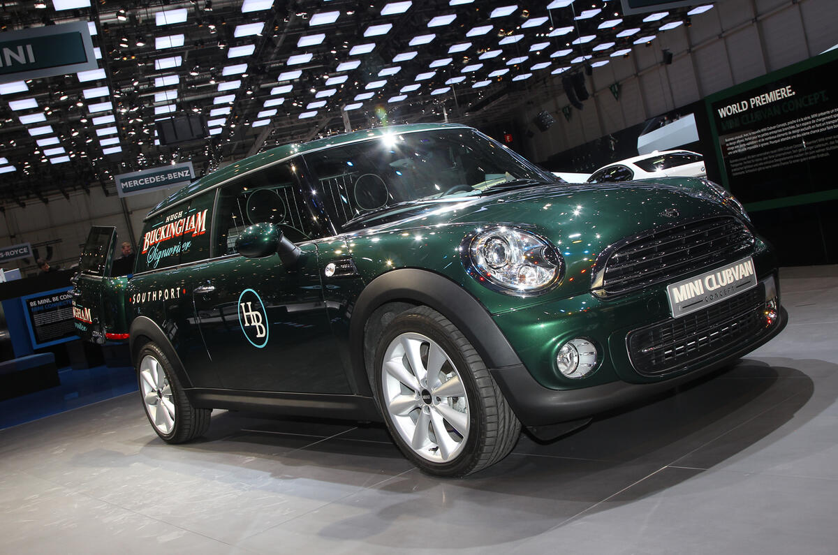 Geneva motor show: Mini Clubvan