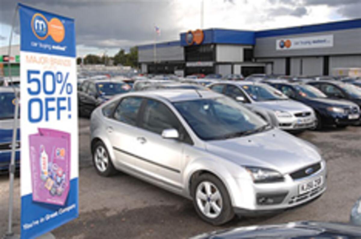 UK car sales slide