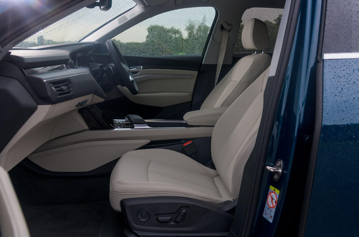 Audi E-tron 55 Quattro 2019 road test review - cabin