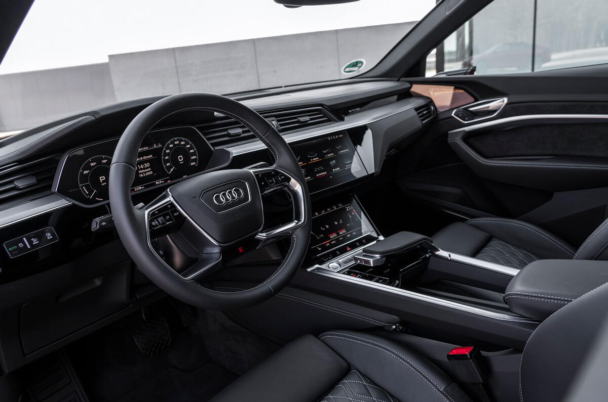 Audi E-tron Sportback 2020 road test review - cabin Audi E-tron Sportback 2020 road test review - cabin