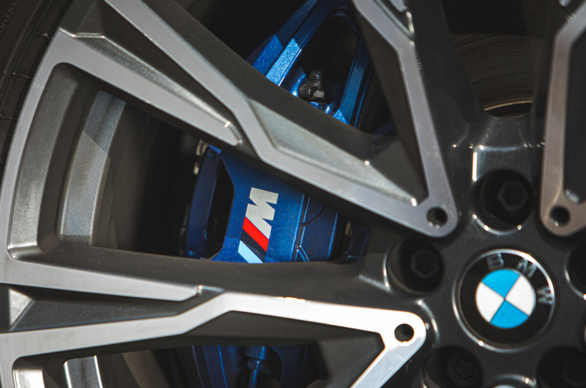 BMW X7 2020 road test review - brake calipers