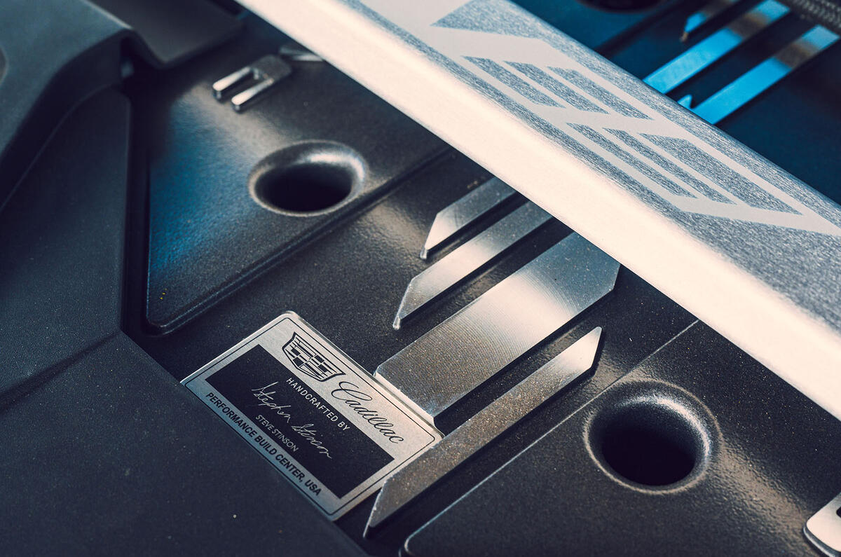 7 Cadillac CT5 V Blackwing 2022 review engine cover 7 Cadillac CT5 V Blackwing 2022 review engine cover