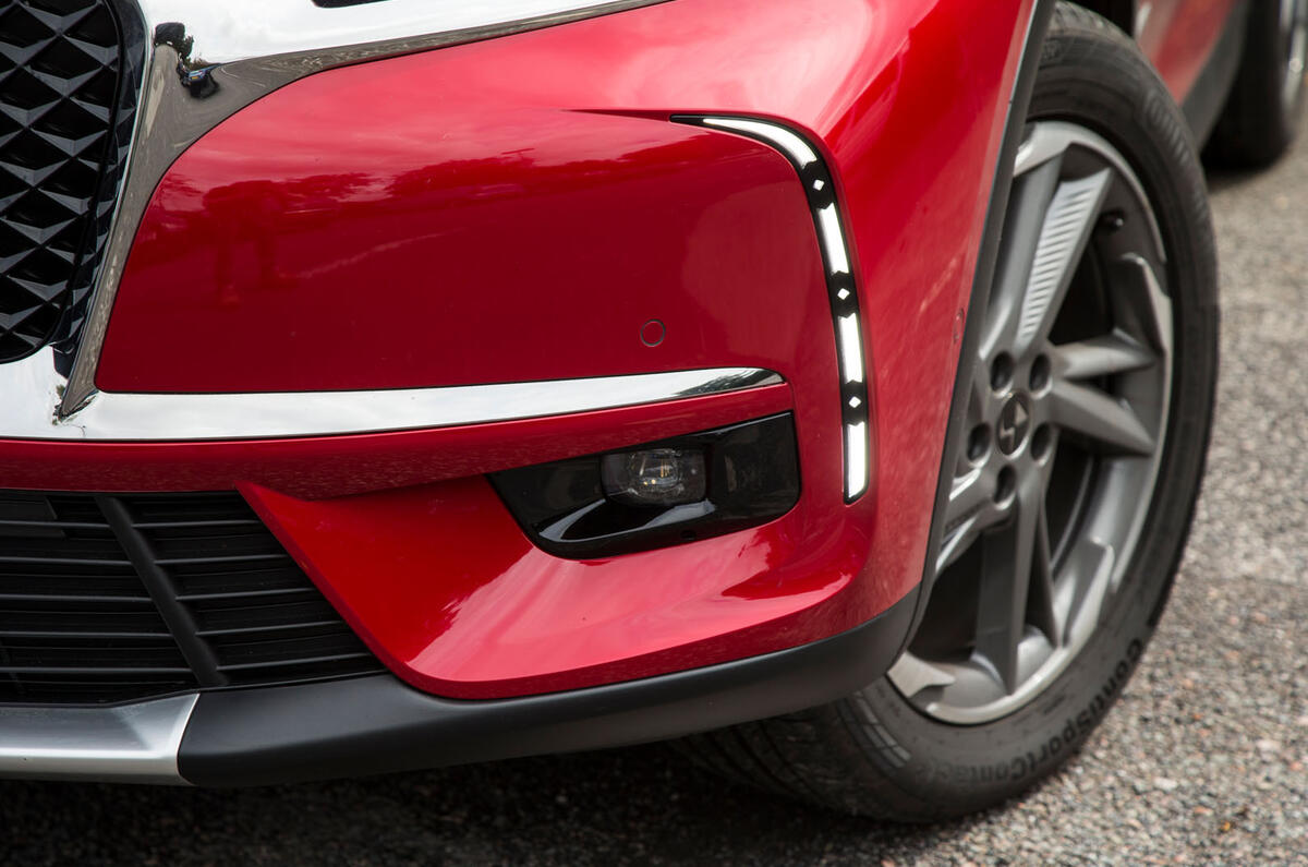 DS 7 Crossback 2018 road test review front aero
