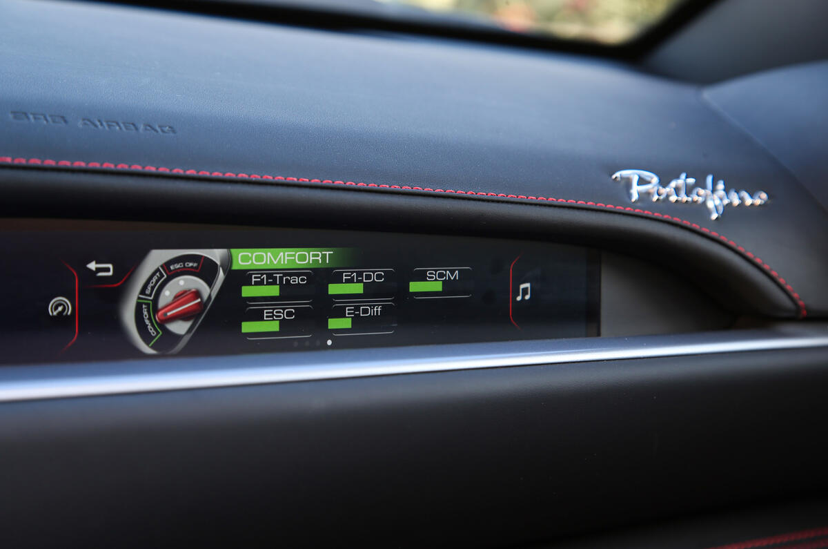 Ferrari Portofino review driving modes