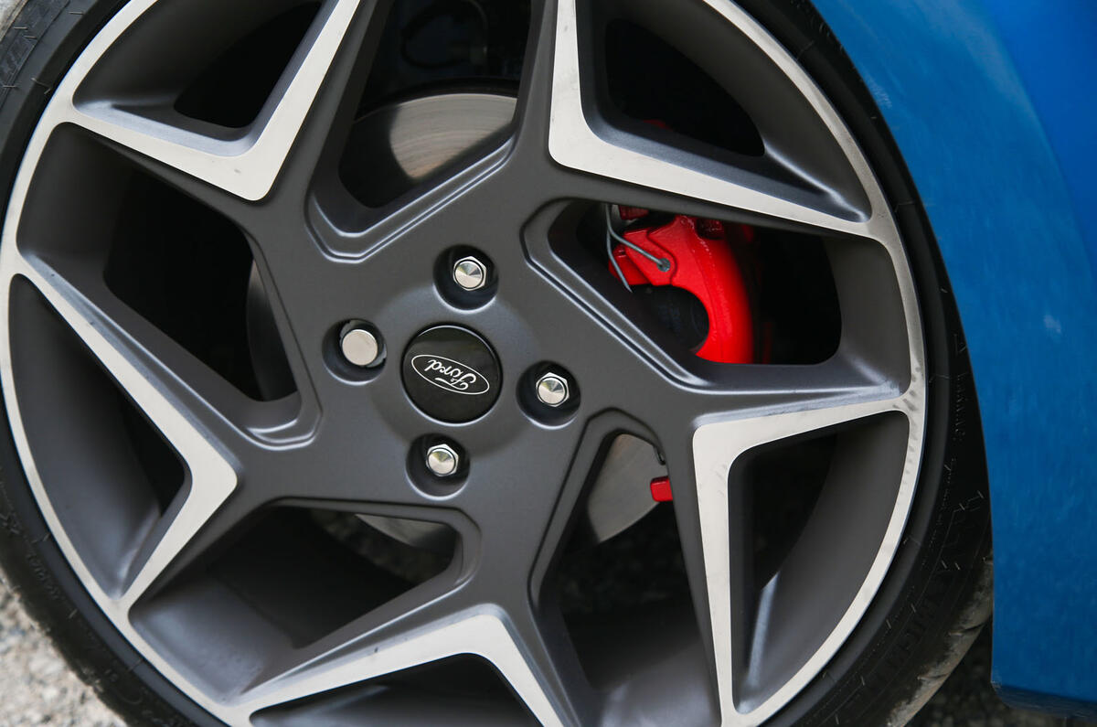 Ford Fiesta ST 2018 road test review brake calipers