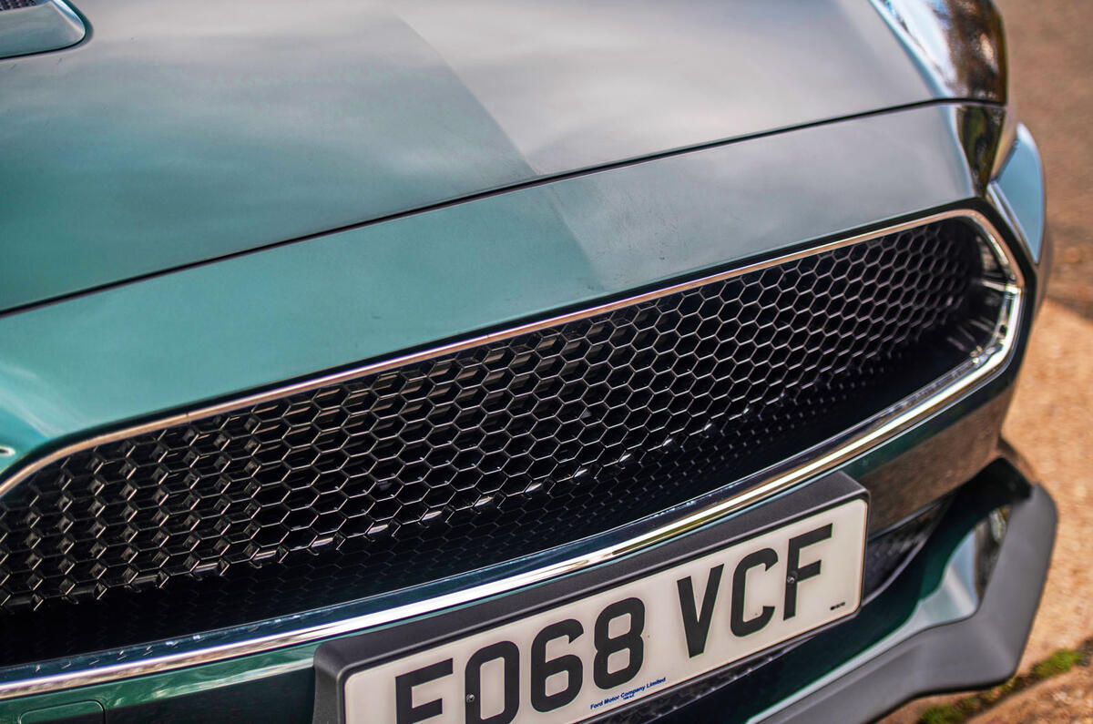 Ford Mustang Bullitt 2018 road test review - front grille