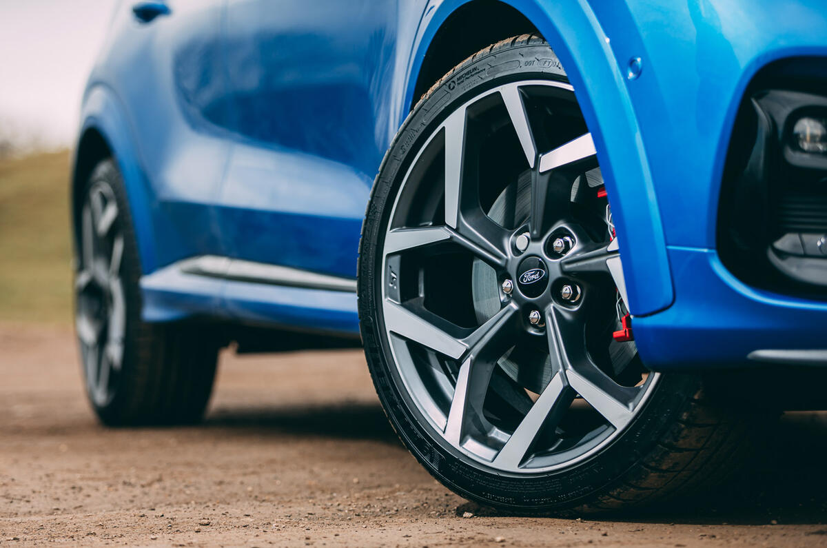 7 Ford Puma ST 2021 road test review alloy wheels