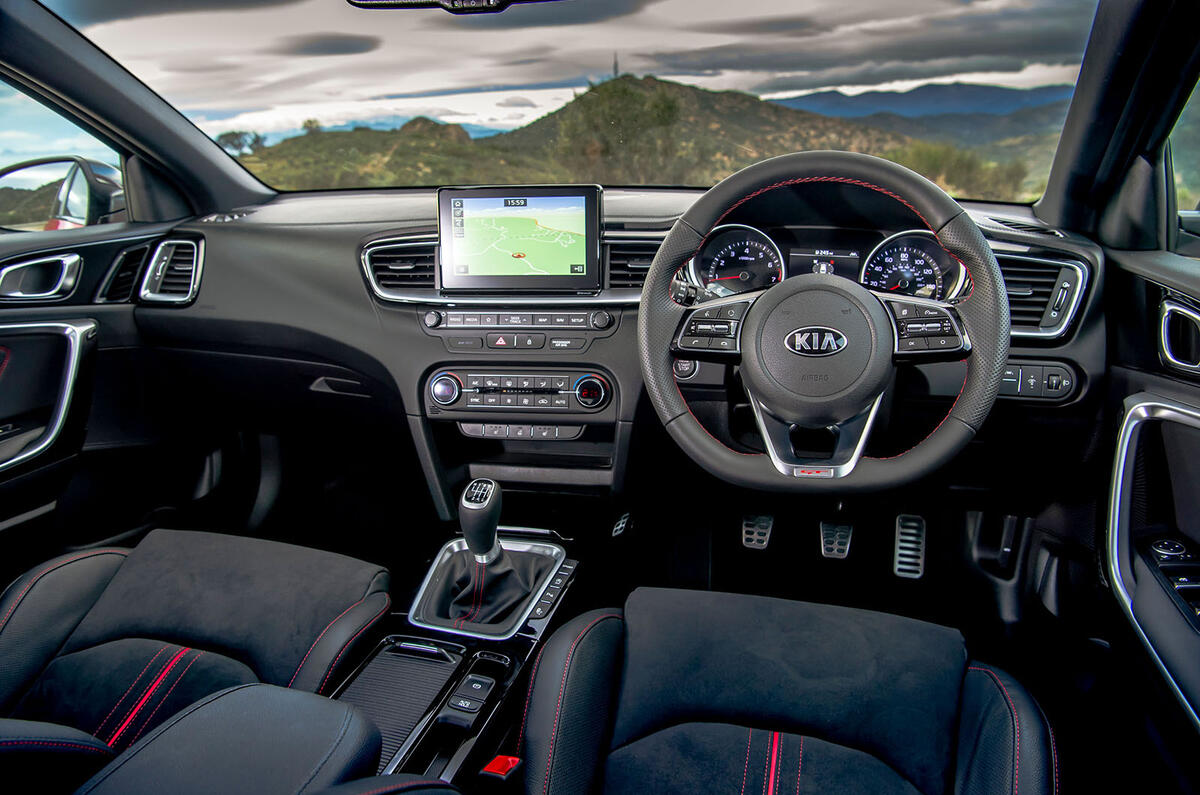 Kia Ceed GT 2019 road test review - dashboard