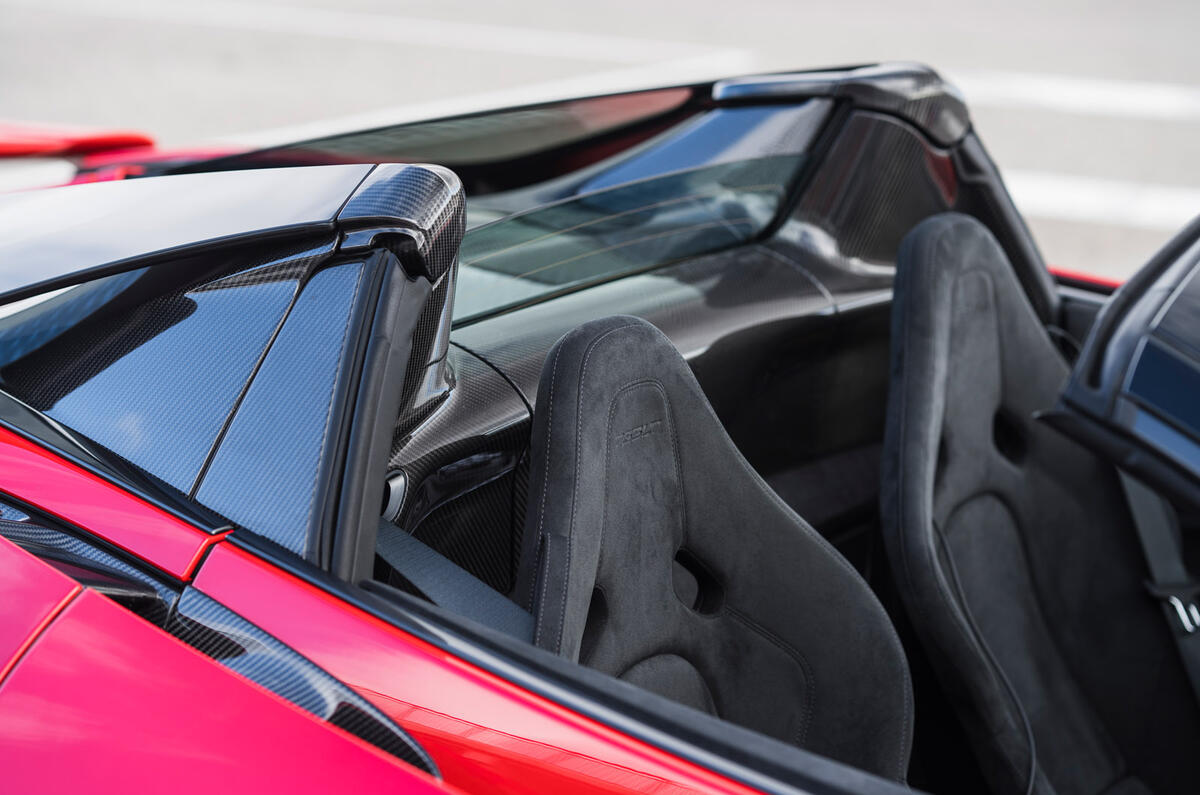 7 McLaren 765LT spider 2021 first drive review roof