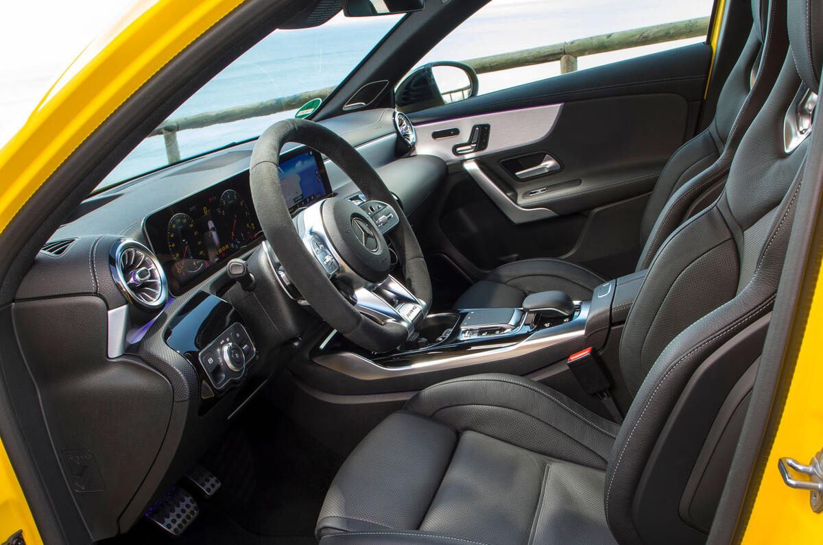 Mercedes-AMG A35 2018 review - cabin