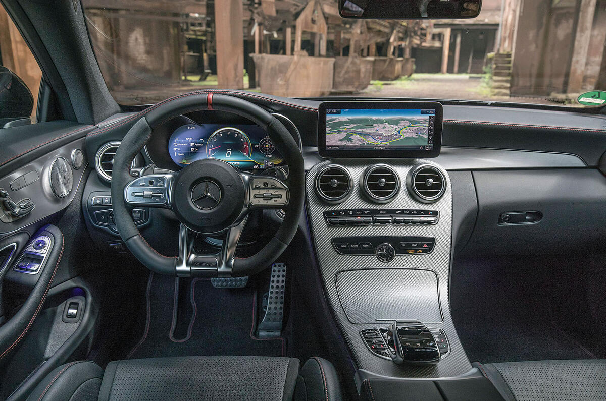 Mercedes-AMG C43 Coupe 2018 road test review dashboard