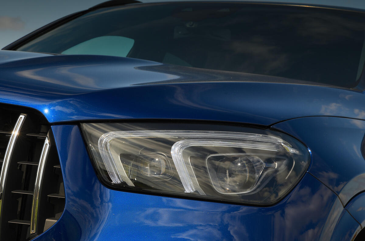 Mercedes-AMG GLE 53 2020 road test review - headlights