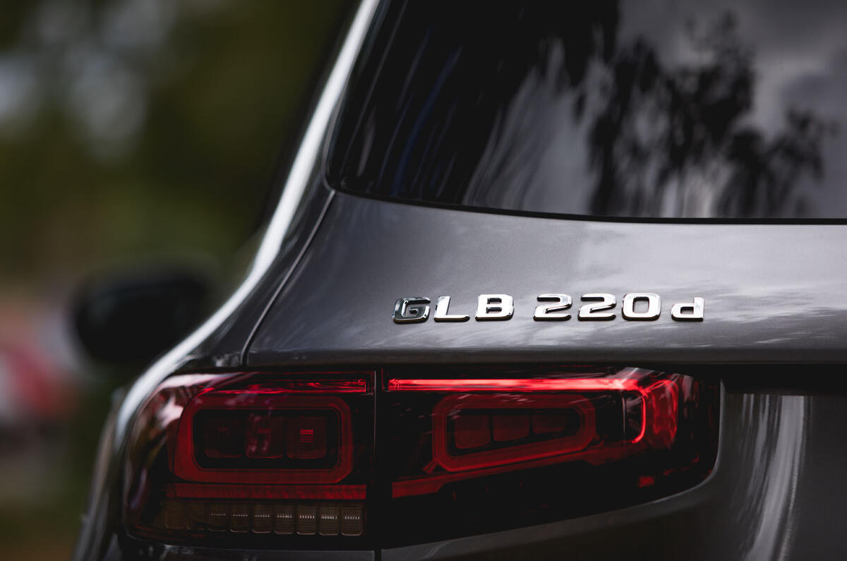 Mercedes-Benz GLB 2020 road test review - rear lights